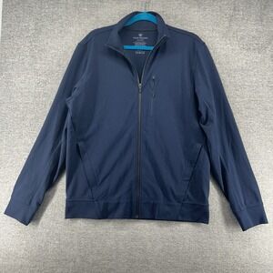 Mack Weldon Full Zip Jacket Men Size XXL Dark Blue Casual Zip Pockets